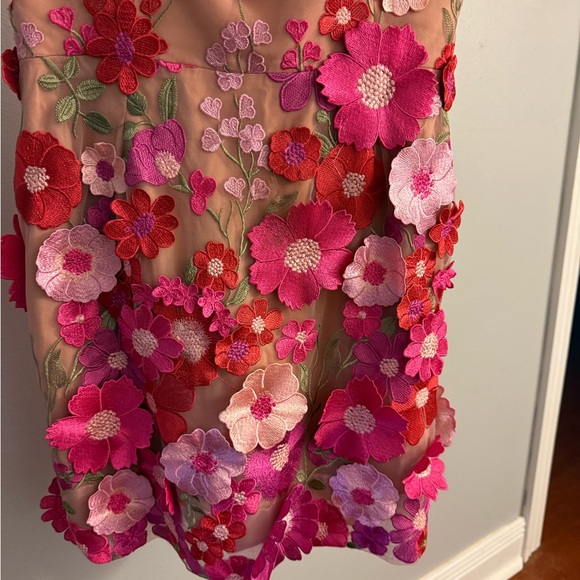 Helsi Hilda Fuschia Floral Dress Size M - Picture 4 of 7